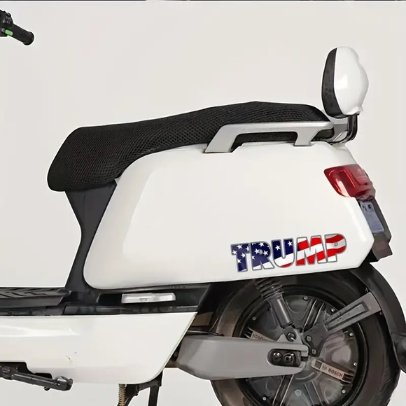 🇺🇸”Trump” Red White & Blue Stars & Stripes Waterproof Vinyl Decal! - Picture 3 of 9